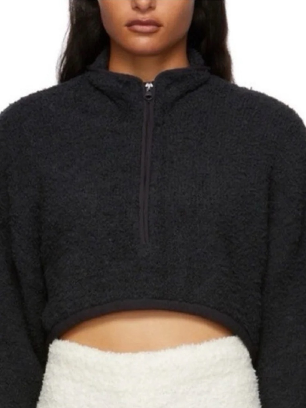 SKIMS Cozy Knit Cropped Pullover